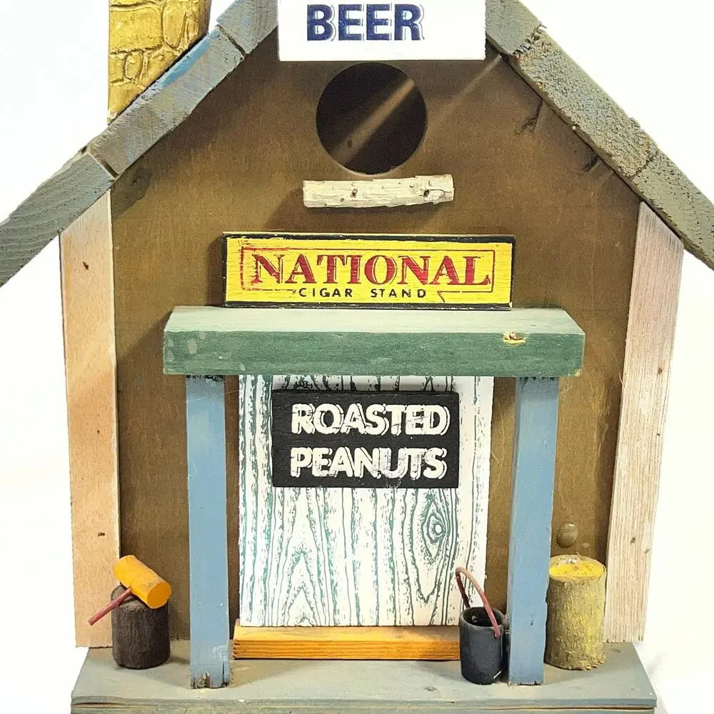 Wood Country Store Birdhouse 8x7x12